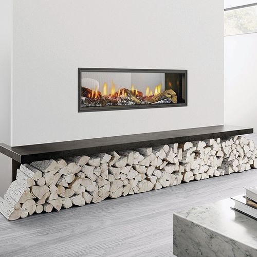 Mezzo Series Double Sided | Gas Fireplace