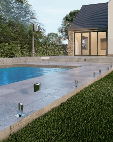 Edgetec® Atlantic and Malibu Glass Pool Gate System