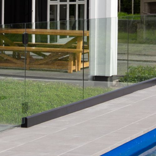 Top Fix Frameless Channel Glass Balustrade System