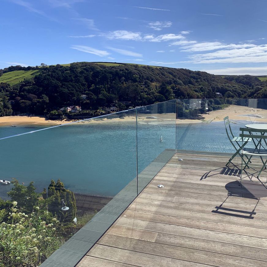 Edgetec® PosiGlaze™ Frameless Glass Balustrade
