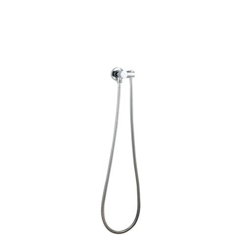 Round Shower Rail Chrome