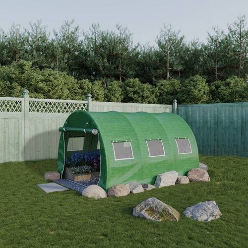 Strong Tunnel Greenhouse Galvanised Frame | 3m