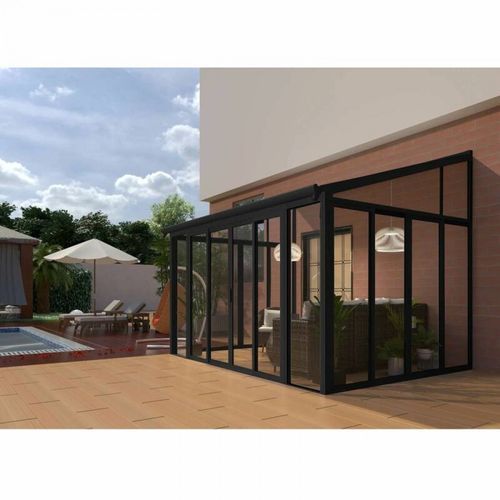 Aluminium Outdoor Sunroom Kit | DTGS-QA7-OR-BK