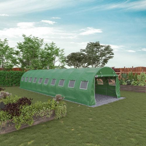 Strong Tunnel Greenhouse Galvanised Frame | 6m