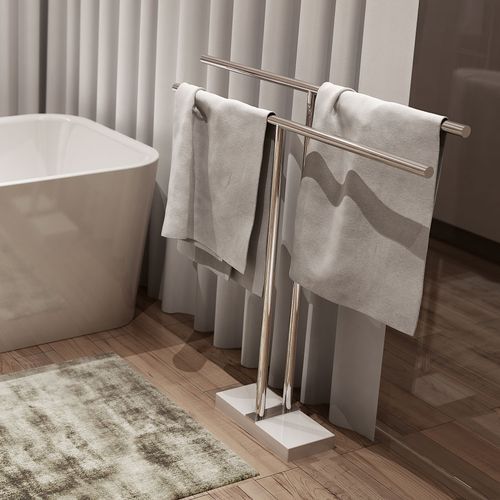 Double Towel Stand 900mm - 9100 Series Number 9185