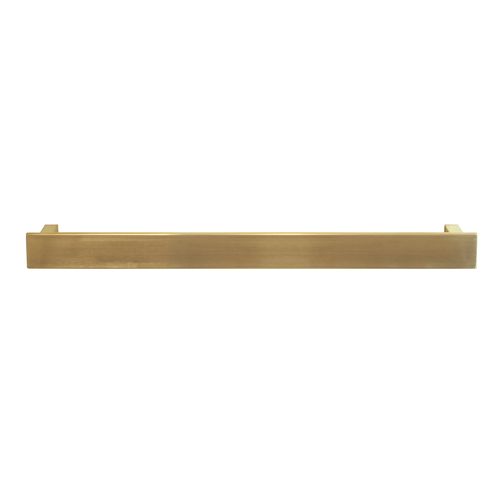Towel Rail Bar Square 12V 650mm Brushed Gold