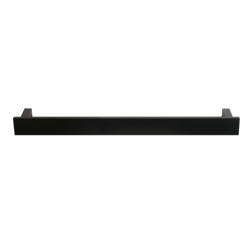 Towel Rail Bar Square 12V 650mm Satin Black