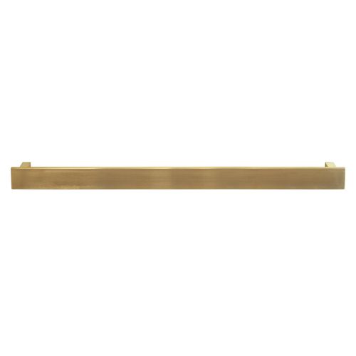 Towel Rail Bar Square 12V 850mm Brushed Gold