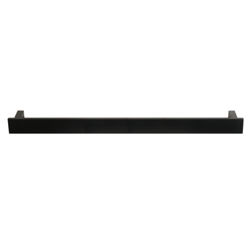 Towel Rail Bar Square 12V 850mm Satin Black