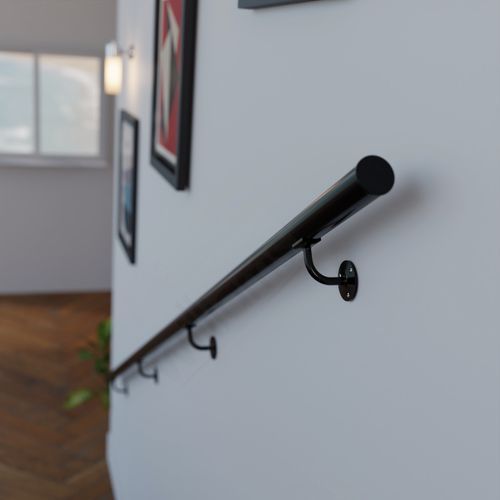 Metal Handrail Kit with End Cap