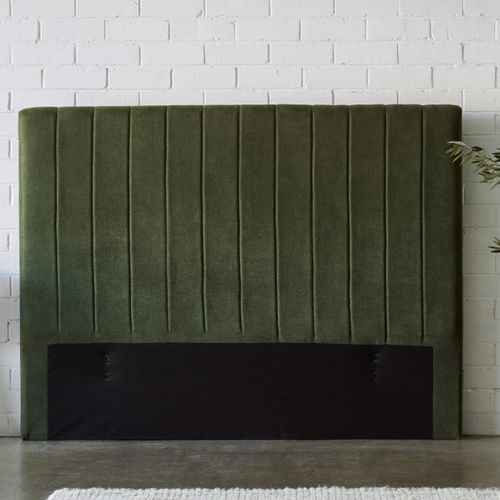 Cannes Queen Upholstered Headboard | Green
