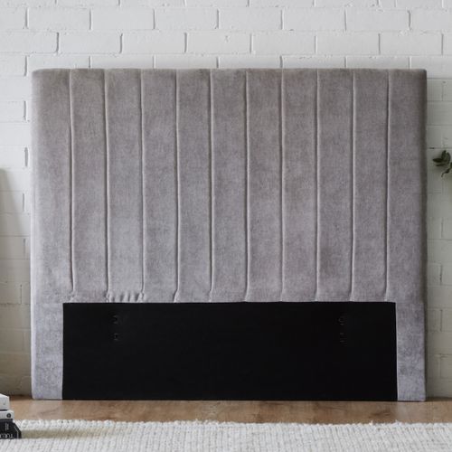 Cannes Queen Upholstered Headboard | grey