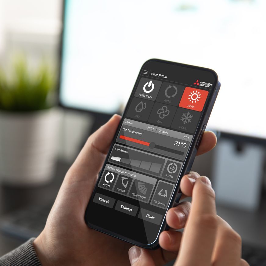 Mitsubishi Electric Wi-Fi Heat Pump Control