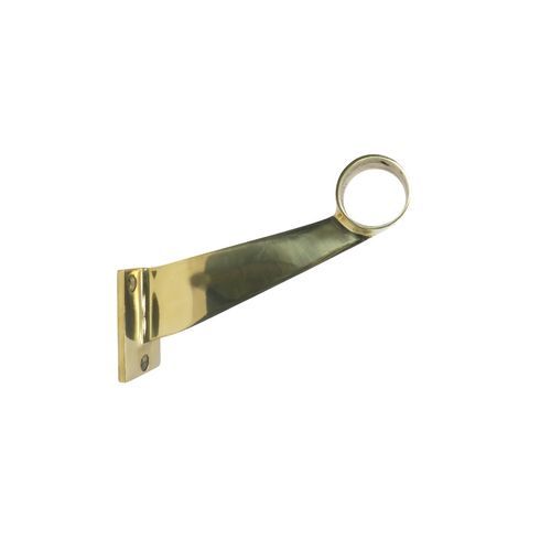 109 Brass Footrail Bracket