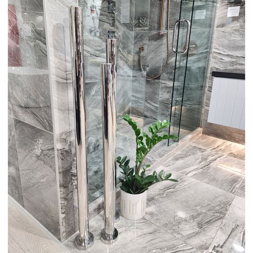 Code Pure Freestanding Heated Towel Rail 900Mm