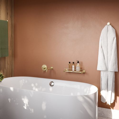 NATURAL 5 Bar 500mm Straight Heated Towel Rail with PTSelect Switch