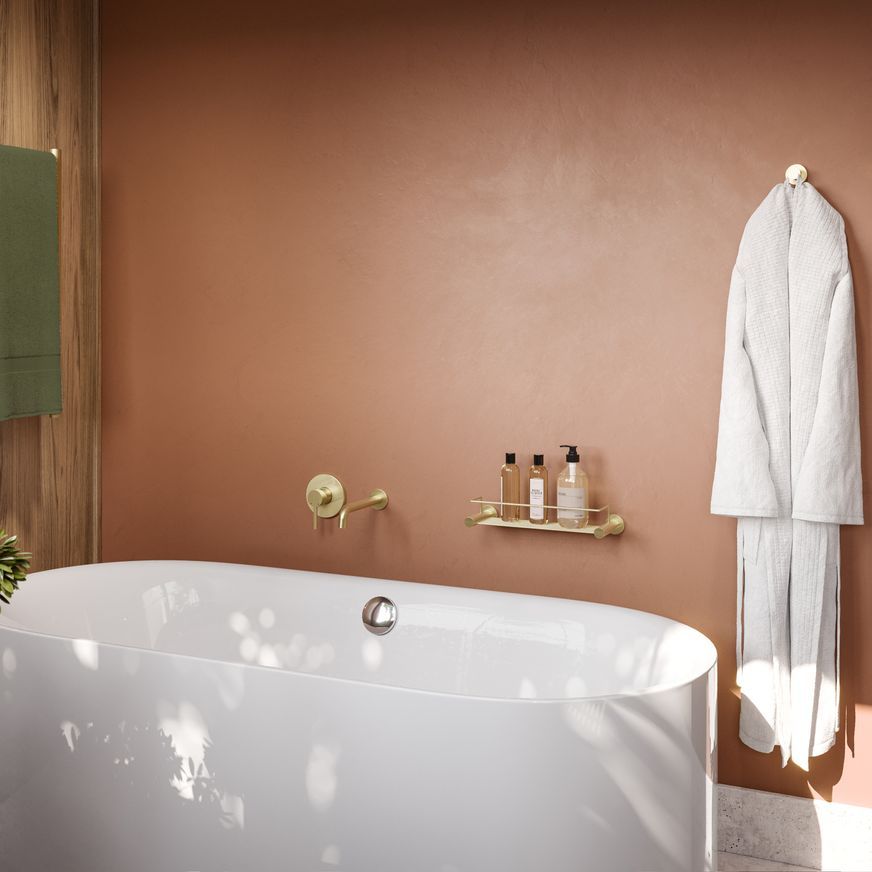 NATURAL 5 Bar 500mm Straight Heated Towel Rail with PTSelect Switch