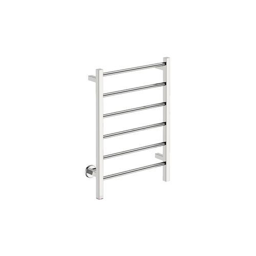 CONTOUR 6 Bar 530mm Straight Heated Towel Rail with PTSelect Switch