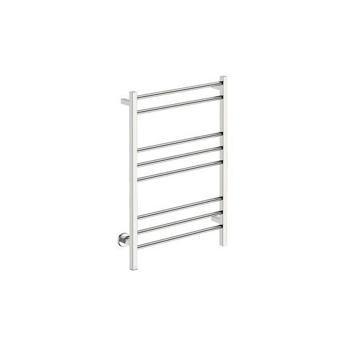 CONTOUR 8 Bar 650mm Straight Heated Towel Rail with PTSelect Switch
