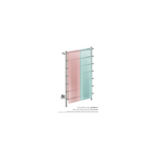 LOFT 7 Bar 550mm Straight Heated Towel Rail with PTSelect Switch