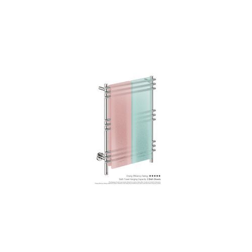 LOFT 9 Bar 550mm Straight Heated Towel Rail with PTSelect Switch