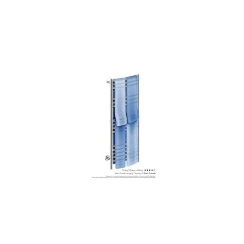 NATURAL 15 Bar 500mm Curved Heated Towel Rail with PTSelect Switch