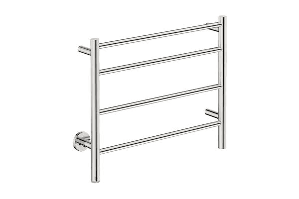 NATURAL 4 Bar 650mm Straight Heated Towel Rail with PTSelect Switch