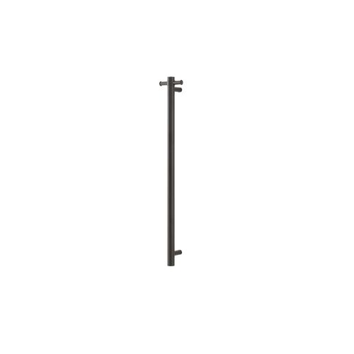 Vertical Heated Towel Rail Gun Metal Grey