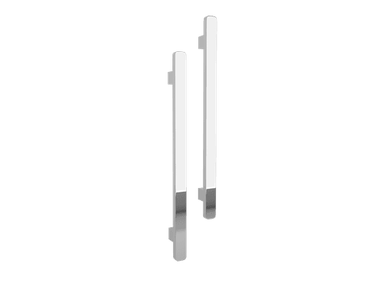 Vertical Single Towel Bar Square 12V Chrome