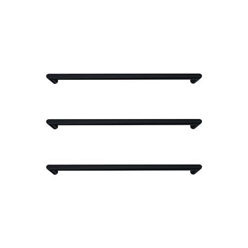 Toro Round Heated Towel Rail - 432mm