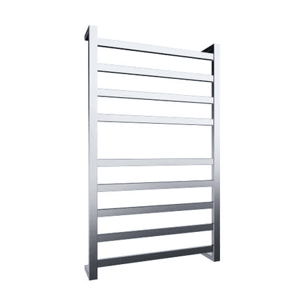 Tempo 9-Bar Heated Towel Rail Chrome 600mm