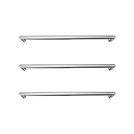 Toro Round Heated Towel Rail - 432mm