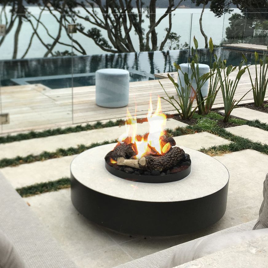 Rhode Island Outdoor Fireplace