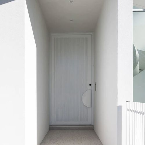 Iron Batten Hinge Entry Doors - Galvanised