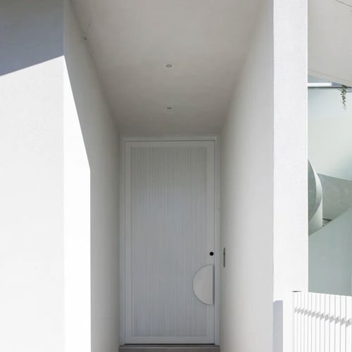 Iron Batten Hinge Entry Doors - Galvanised