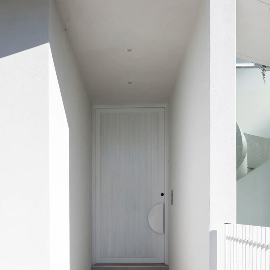 Iron Batten Hinge Entry Doors - Galvanised