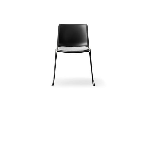 Pato Sled Chair Seat Upholstered by Fredericia