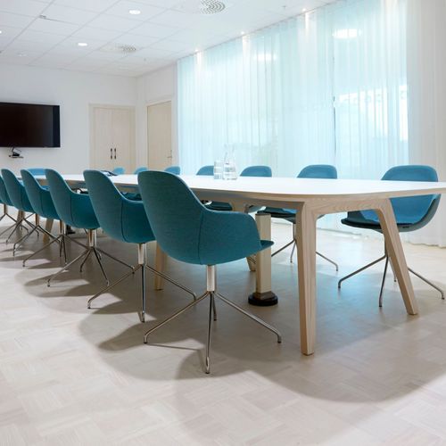 Palma Meeting 4-cross Chair by Khodi Feiz