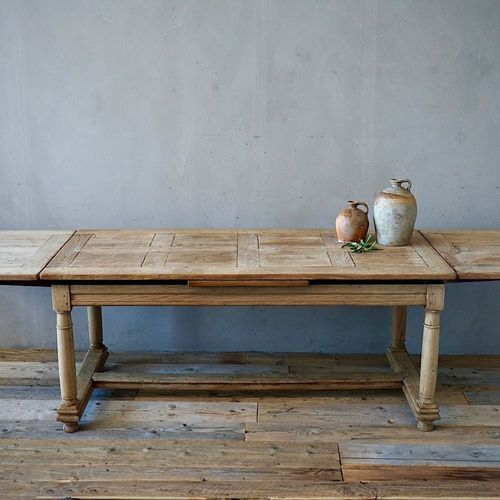 Antique French Oak Dining Table / Desk