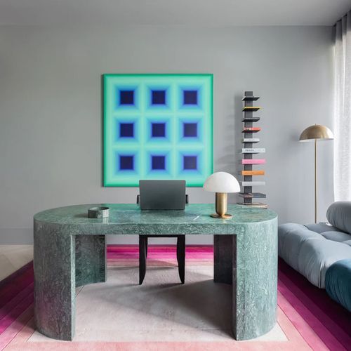 Zen Oblong Stone Office Desk