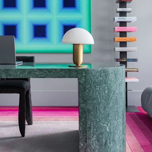 Zen Oblong Stone Office Desk