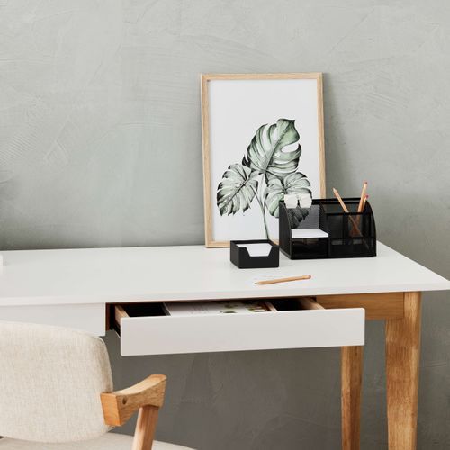 Byron Office Desk | 2 Drawer | Natural Hardwood