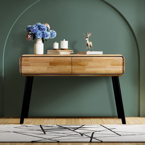 Casa Hardwood Console Table | Natural