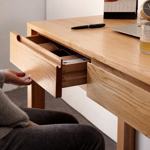Humbie Solid Oak Small Study Desk