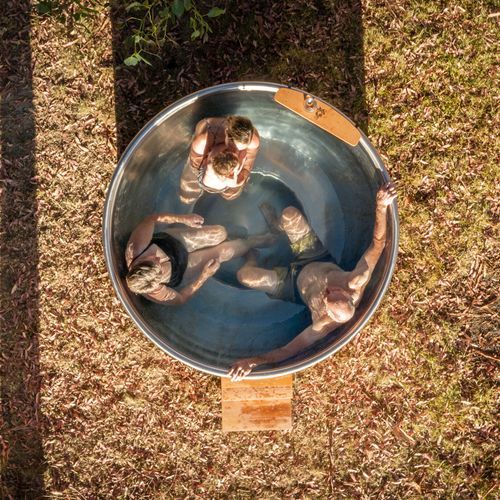 Stainless Steel Round Tub - Bring the heat