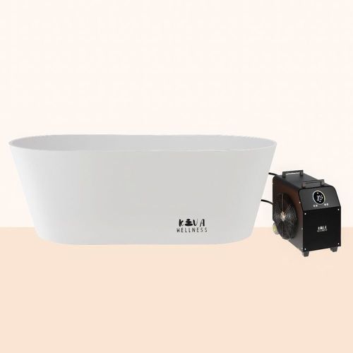 Käldr Ice Bath with WiFi-Controlled Chiller Matte White
