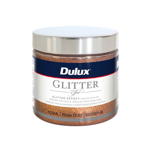 Design Glitter Effect Rose Gold