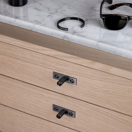 Buster and Punch Linear Furniture Knob Set with Plate