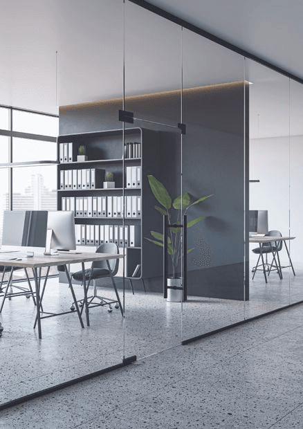 Frameless Commercial Hardware