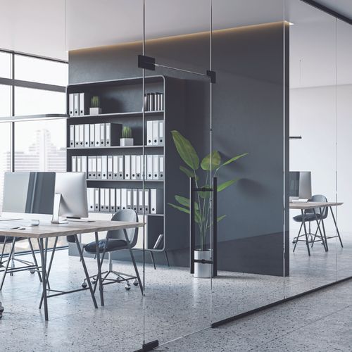 Frameless Commercial Hardware